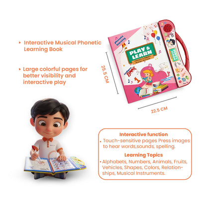 KidzAge Campaign Combo | Play & Learn Book + Tracing Workbook