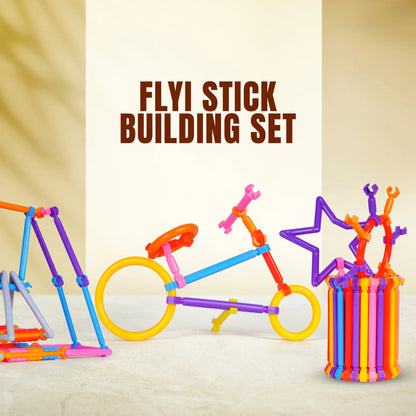 Stick Puzzle Building Blocks – Mini Smart Sticks Construction Set for Kids - Creative STEM Toy