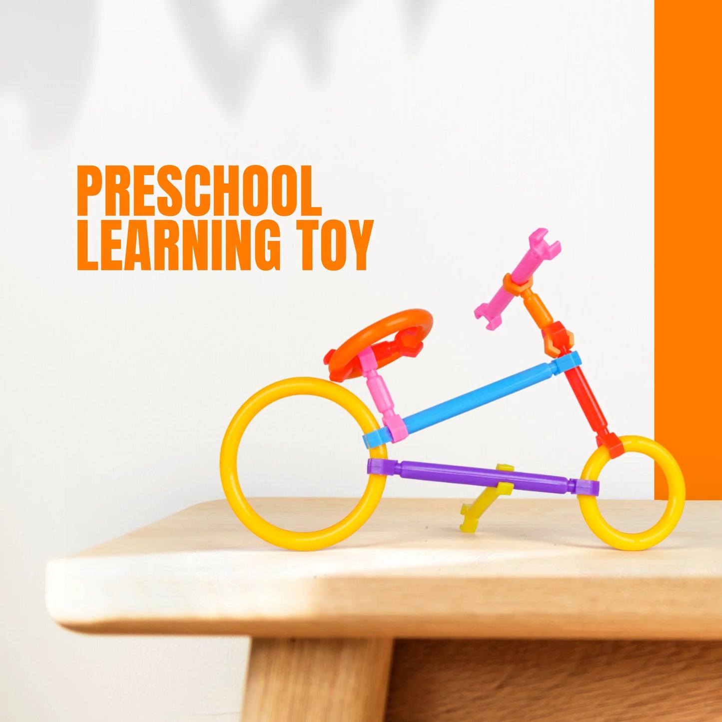 Stick Puzzle Building Blocks – Mini Smart Sticks Construction Set for Kids - Creative STEM Toy