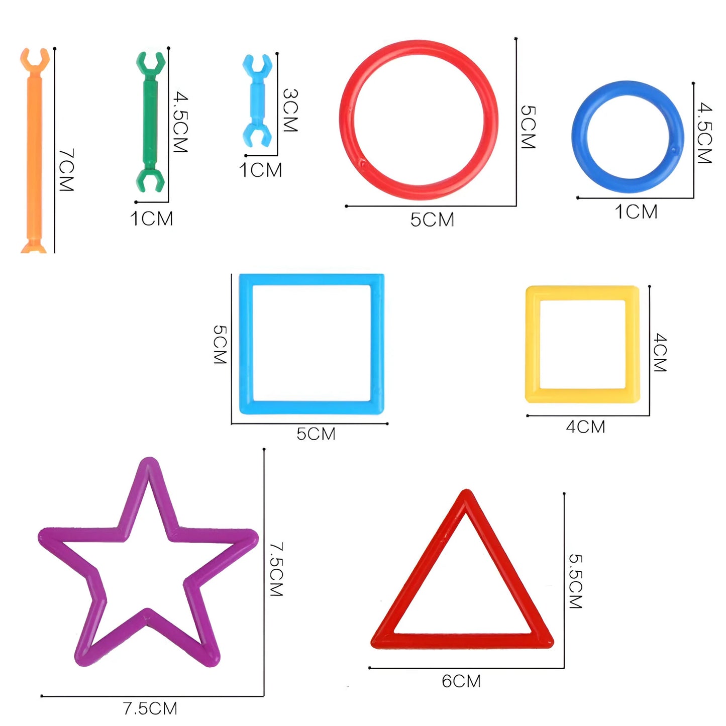 Stick Puzzle Building Blocks – Mini Smart Sticks Construction Set for Kids - Creative STEM Toy