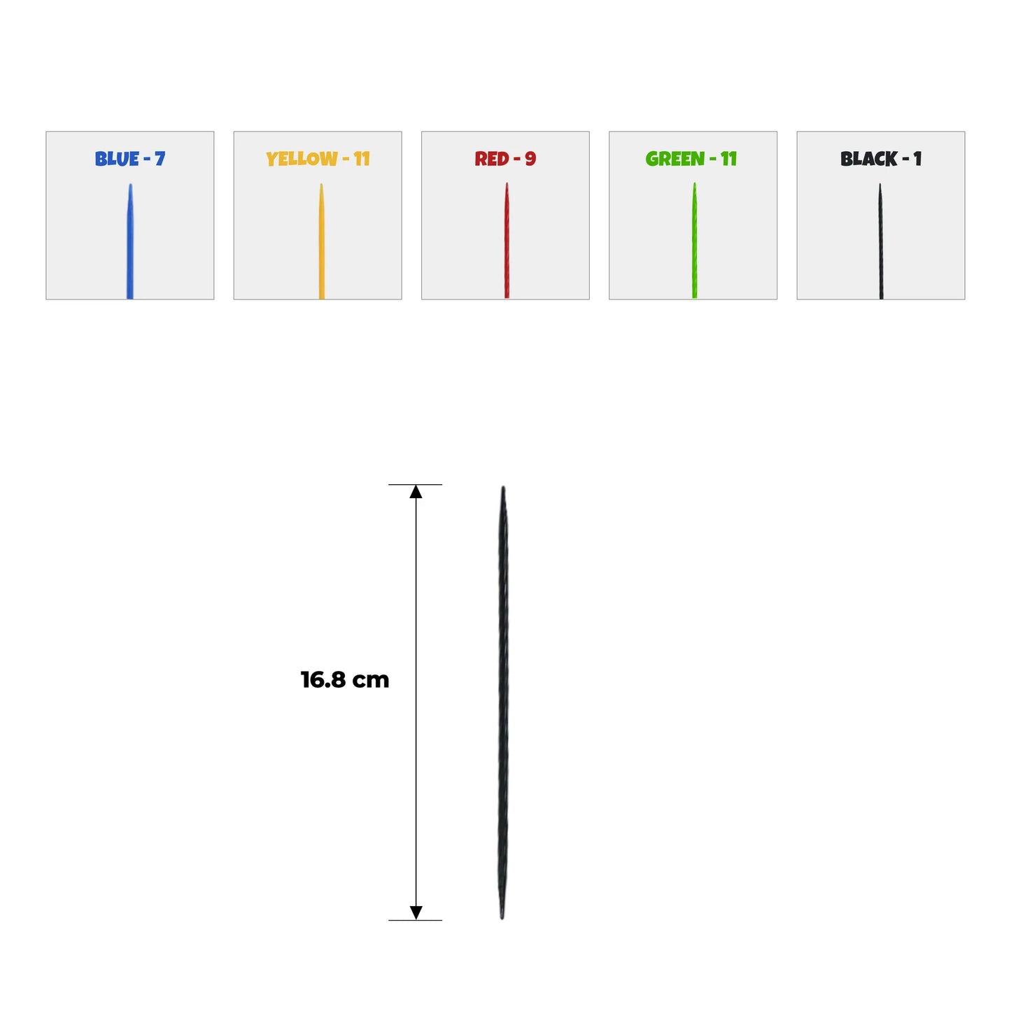 2 x Mikado Jumbo Plastic Sticks, Fun Family Indoor Board Game for Adults and Kids