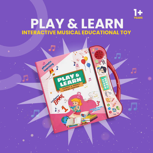 Play & Learn Intelligence Book for Kids | Interactive Musical Educational Toy