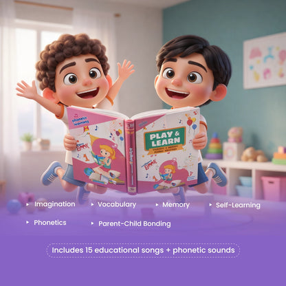 Play & Learn Intelligence Book for Kids | Interactive Musical Educational Toy