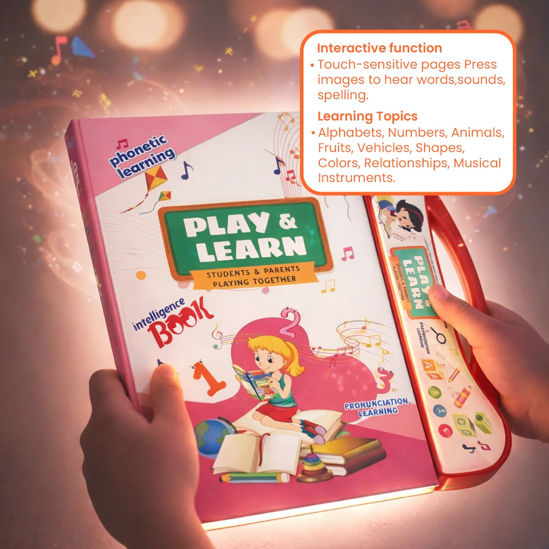Play & Learn Intelligence Book for Kids | Interactive Musical Educational Toy