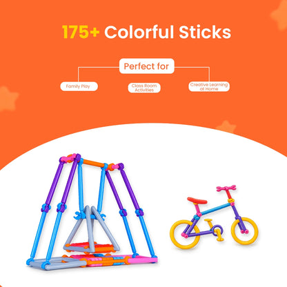 Smart Stick Puzzle Set for Kids | Creative STEM Construction Toy