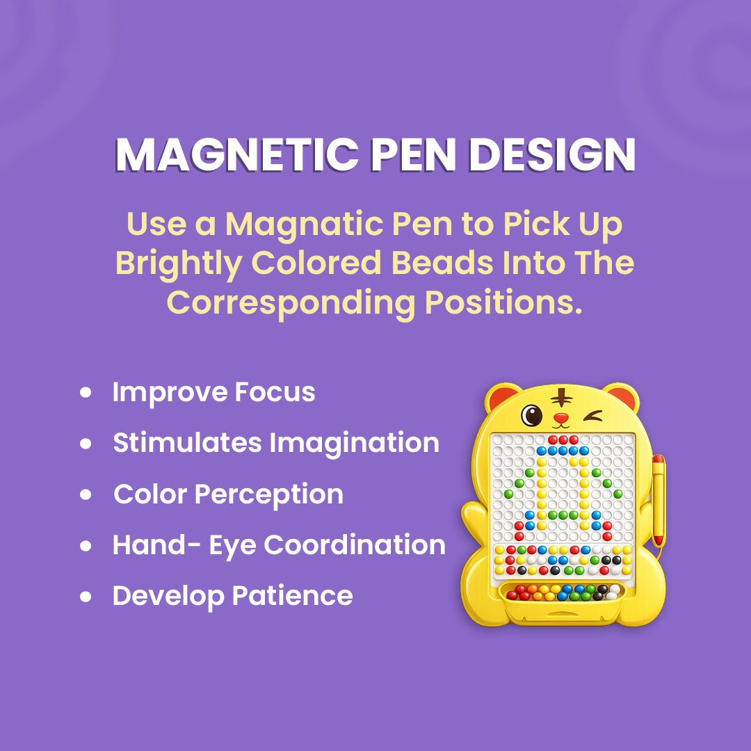 3 in 1 kids learning combo drawing board memory game and creative stick puzzle set