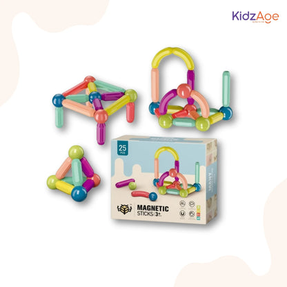 Safe magnetic balls and sticks – Kerala educational toys for kids